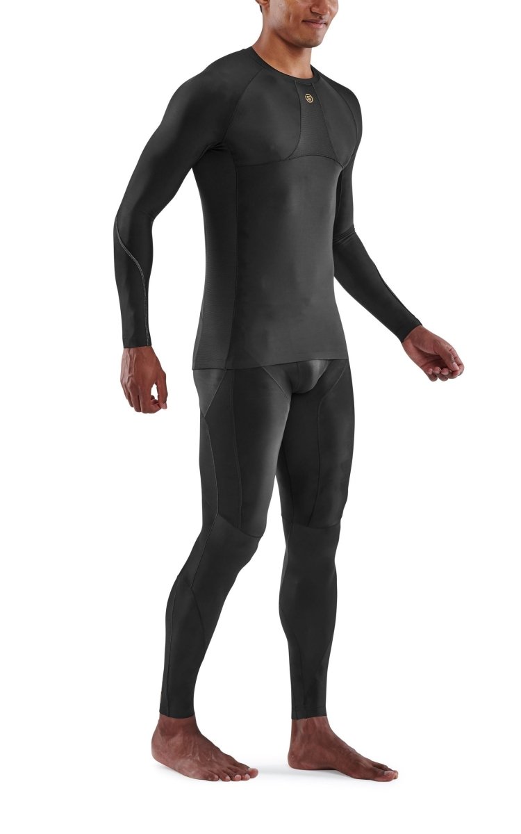 Skins - S5 Longsleeve Kompressionsshirt Herren - black - SK-SF00500059001S - Sportbrands24
