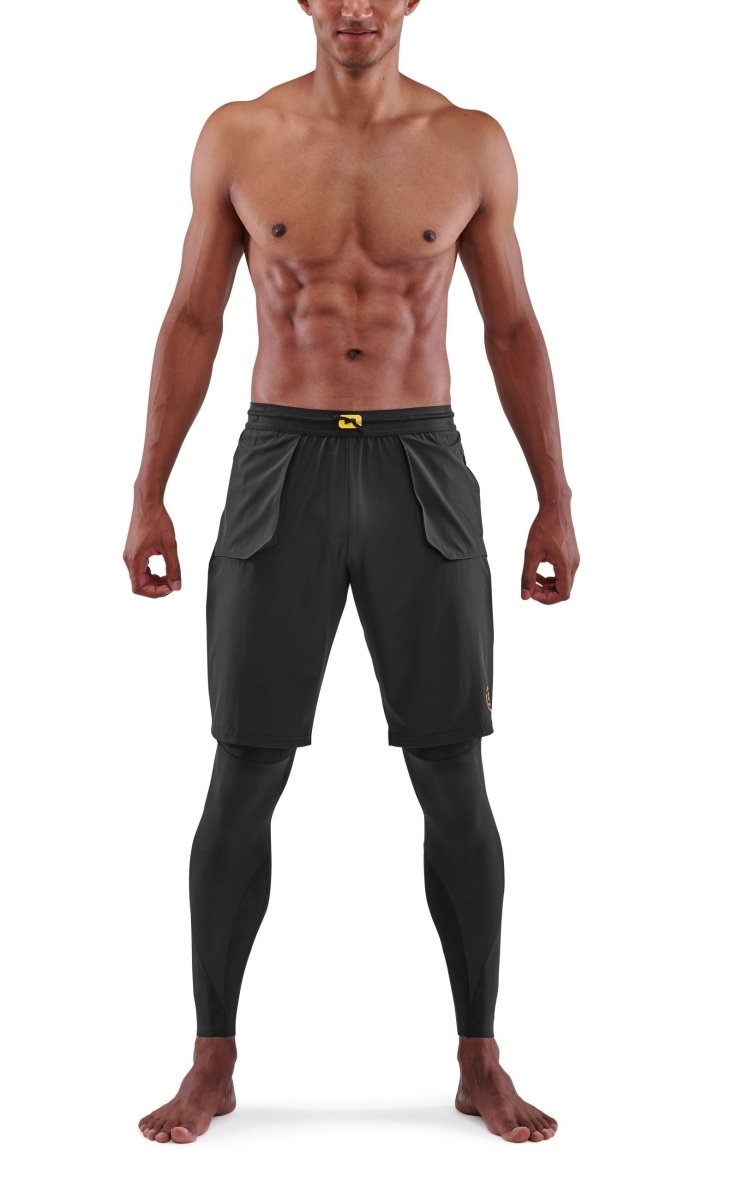 Skins - S5 Superpose Laufshorts Herren - black - SK-SF00500399001XXL - Sportbrands24