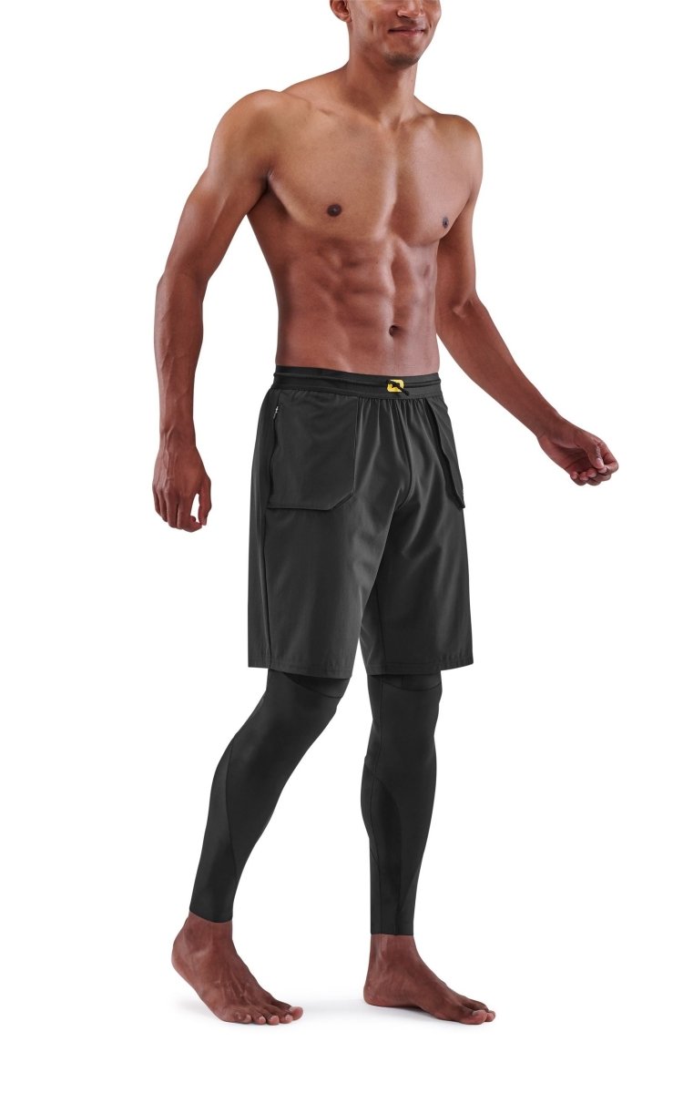 Skins - S5 Superpose Laufshorts Herren - black - SK-SF00500399001S - Sportbrands24