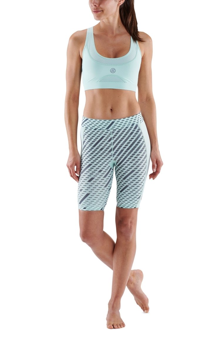 Skins - S5 Half Tights Kompressionshose Damen - Opal Fade - SK-SF40500020538XS - Sportbrands24