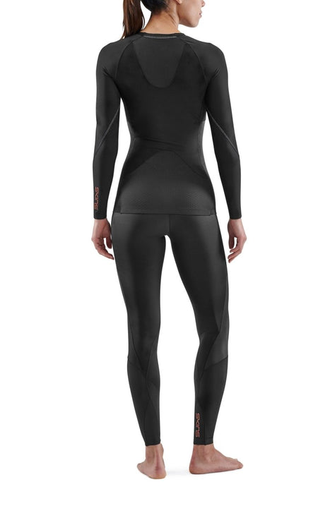 Skins - S5 Longsleeve Kompressionsshirt Damen - black - SK-SF40500059001XS - Sportbrands24