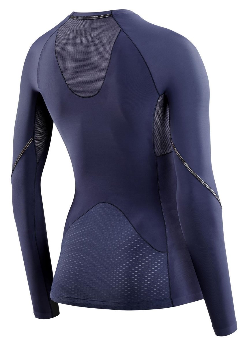 Skins - S5 Longsleeve Kompressionsshirt Damen - navy blue - SK-SF40500059010XS - Sportbrands24