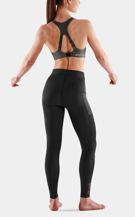 Skins - SKINS SERIES - 5 Long Tights Damen - black - SK-SF40500459001XS - Sportbrands24