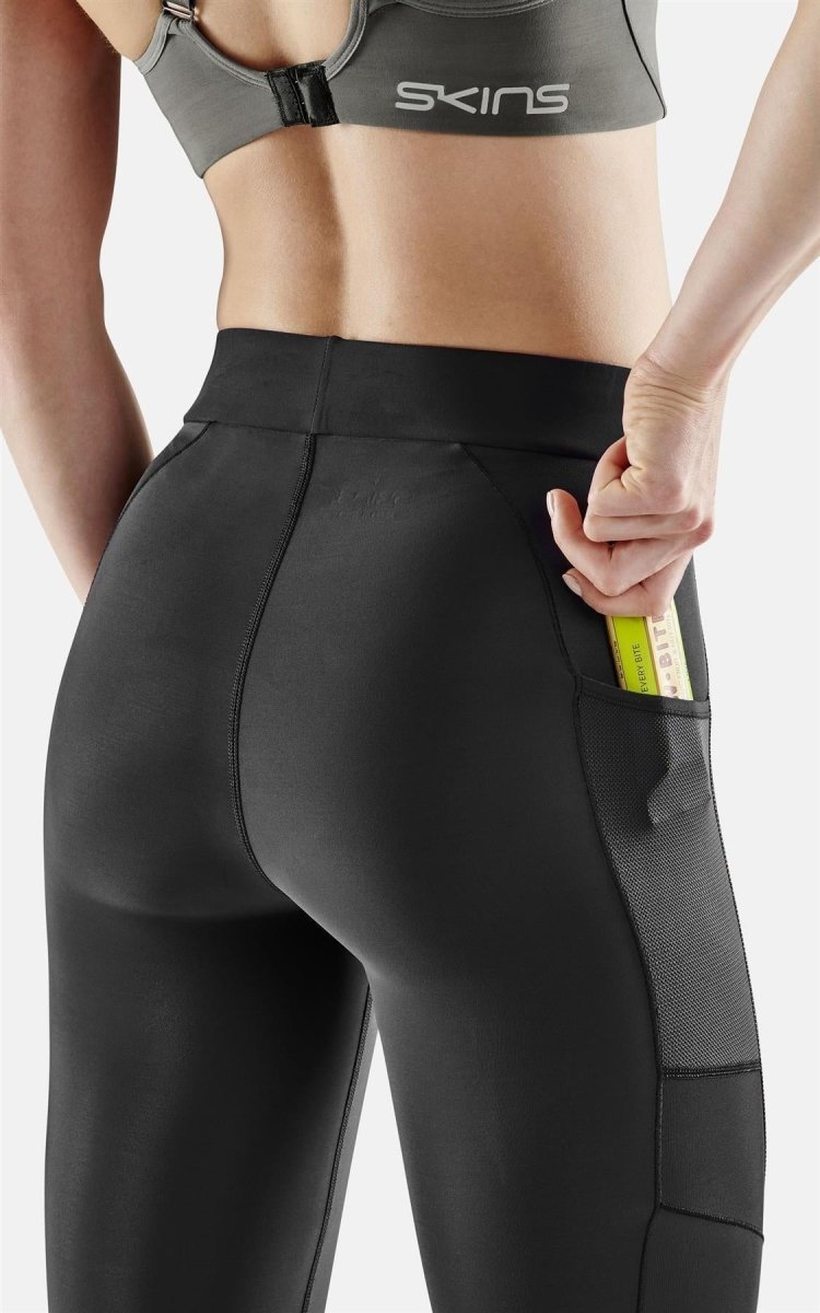 Skins - SKINS SERIES - 5 Long Tights Damen - black - SK-SF40500459001XS - Sportbrands24
