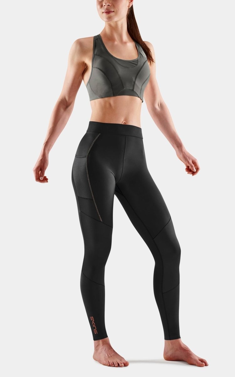 Skins - SKINS SERIES - 5 Long Tights Damen - black - SK-SF40500459001XS - Sportbrands24