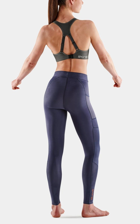 Skins - SKINS SERIES - 5 Long Tights Damen - navy blue - SK-SF40500459010XS - Sportbrands24