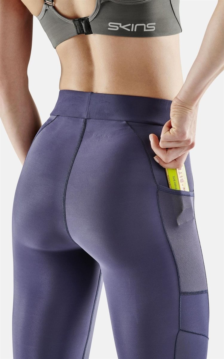 Skins - SKINS SERIES - 5 Long Tights Damen - navy blue - SK-SF40500459010XS - Sportbrands24