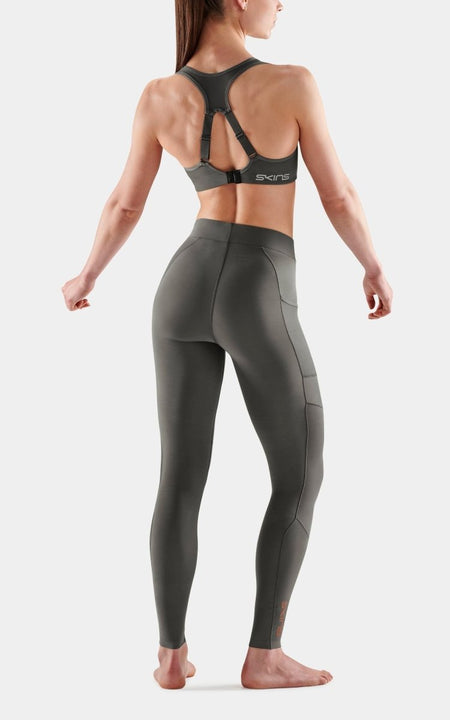 Skins - SKINS SERIES - 5 Long Tights Damen - charcoal - SK-SF40500459118XS - Sportbrands24