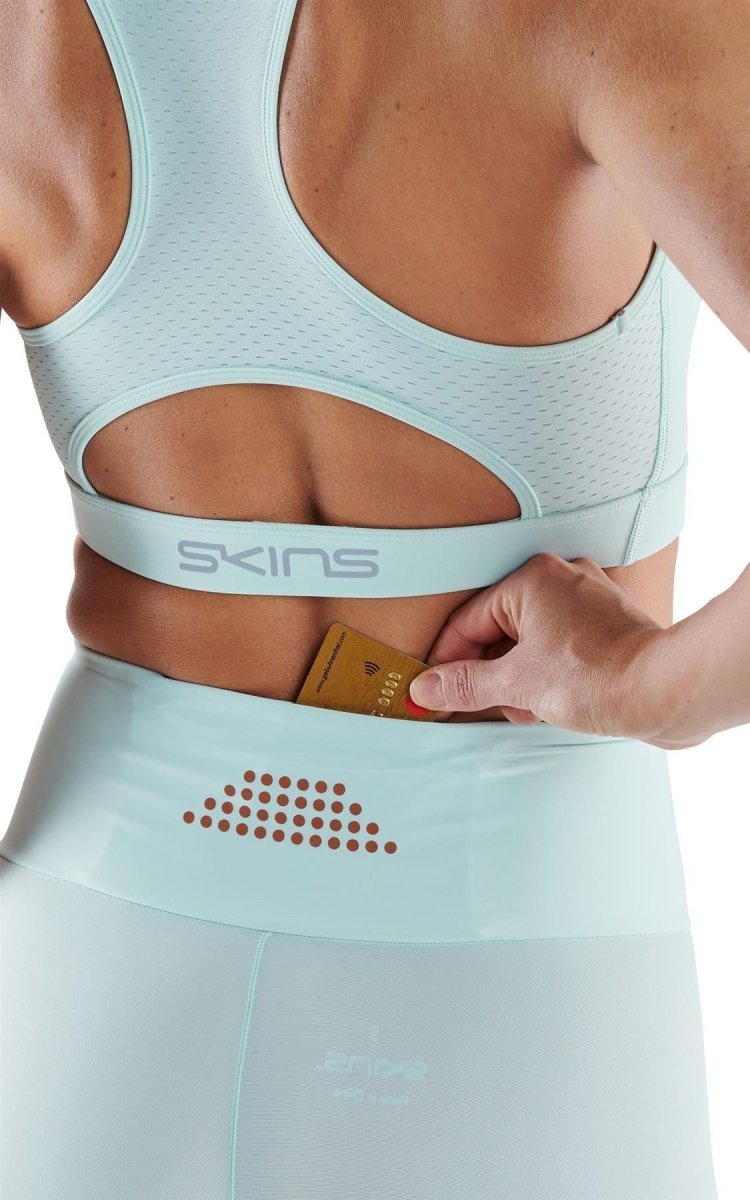 Skins - S5 Skyscraper Long Tight Kompressionshose Damen - Opal - SK - SF40501080537XS - Sportbrands24
