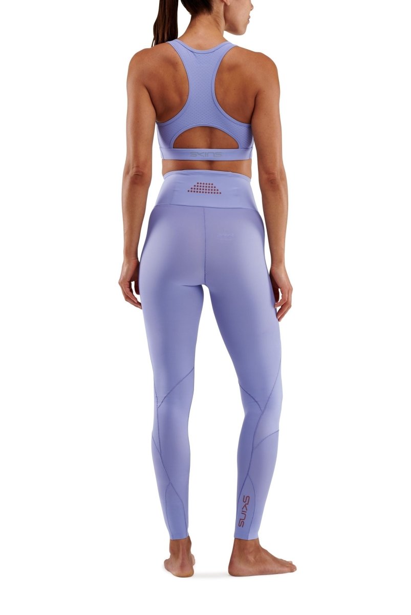 Skins - S5 Skyscraper Long Tight Kompressionshose Damen - Thistle Down - SK-SF40501080545XS - Sportbrands24