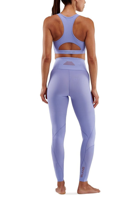 Skins - S5 Skyscraper Long Tight Kompressionshose Damen - Thistle Down - SK-SF40501080545XS - Sportbrands24