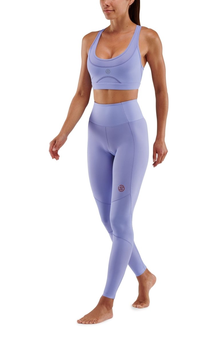 Skins - S5 Skyscraper Long Tight Kompressionshose Damen - Thistle Down - SK-SF40501080545XS - Sportbrands24