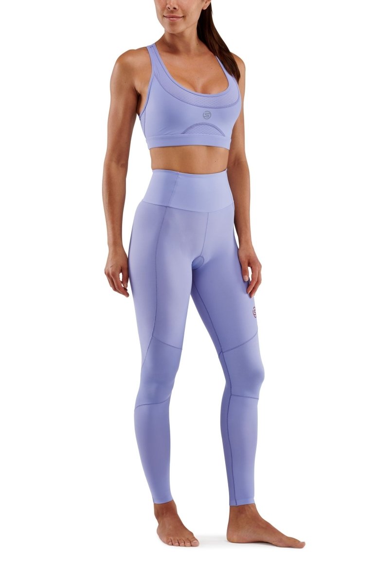 Skins - S5 Skyscraper Long Tight Kompressionshose Damen - Thistle Down - SK-SF40501080545XS - Sportbrands24