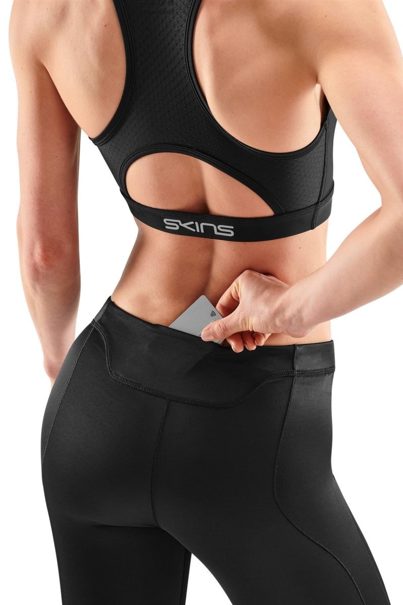 Skins - S5 Powershort Kompressionshose Damen - black - SK-SF40503039001XS - Sportbrands24