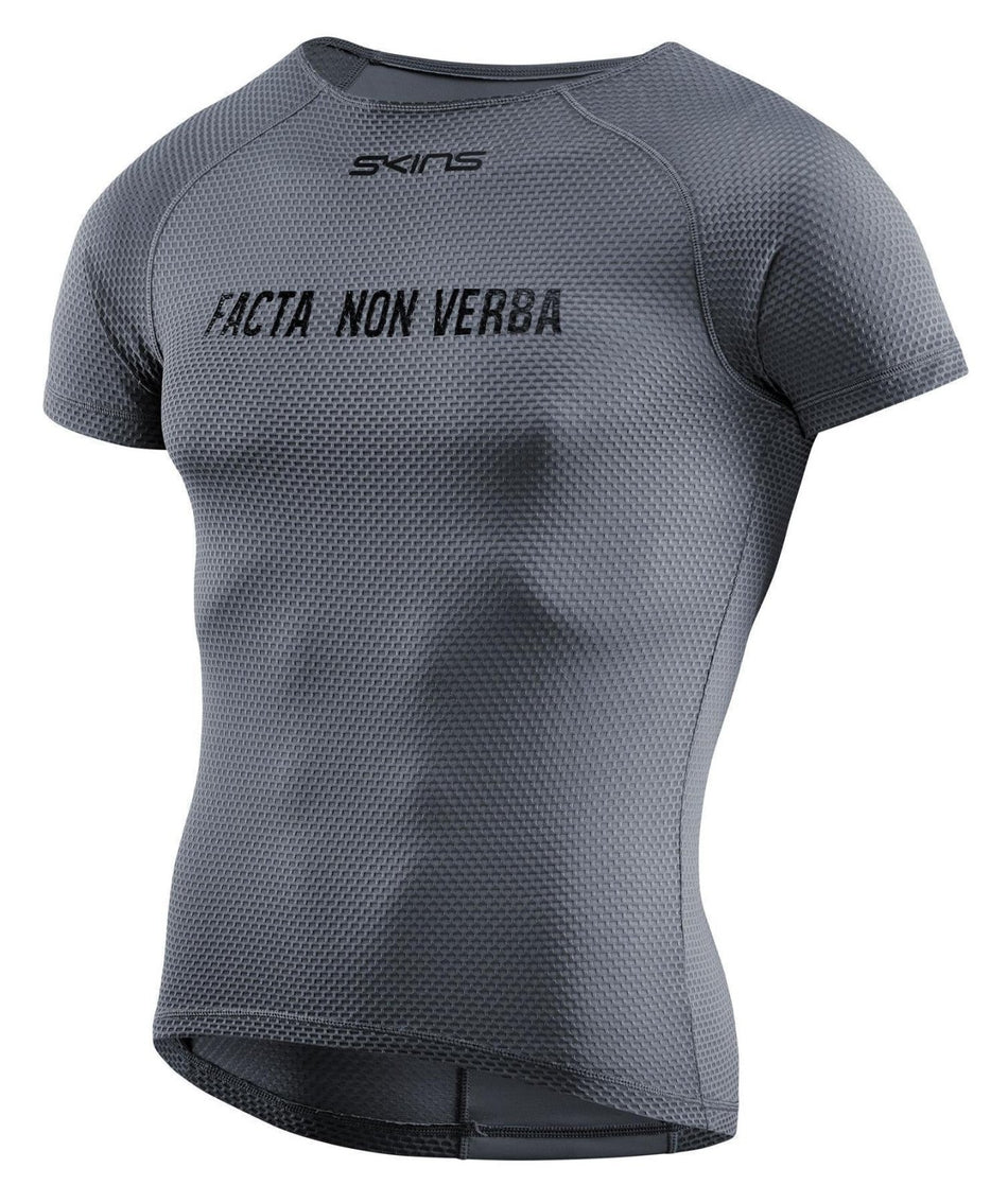 Skins - Short Sleeve Baselayer Funktionsunterhemd Herren - charcoal - SK - SC00400909118XS - Sportbrands24