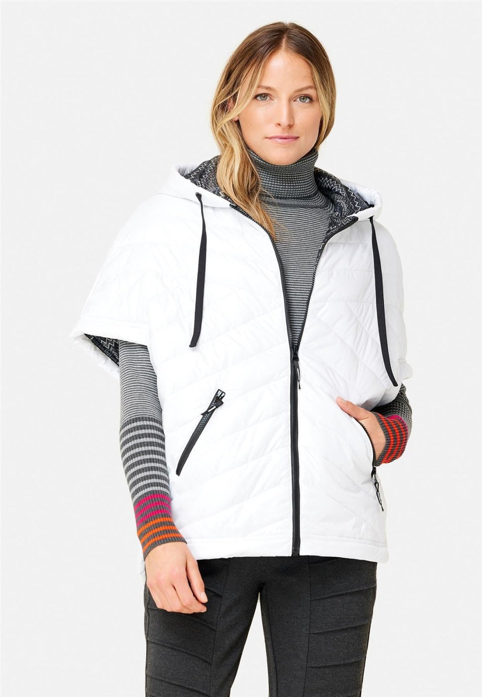 Krimson Klover - Sierra Poncho Damen - snow - KK - F23168 - 101 - M/L - Sportbrands24