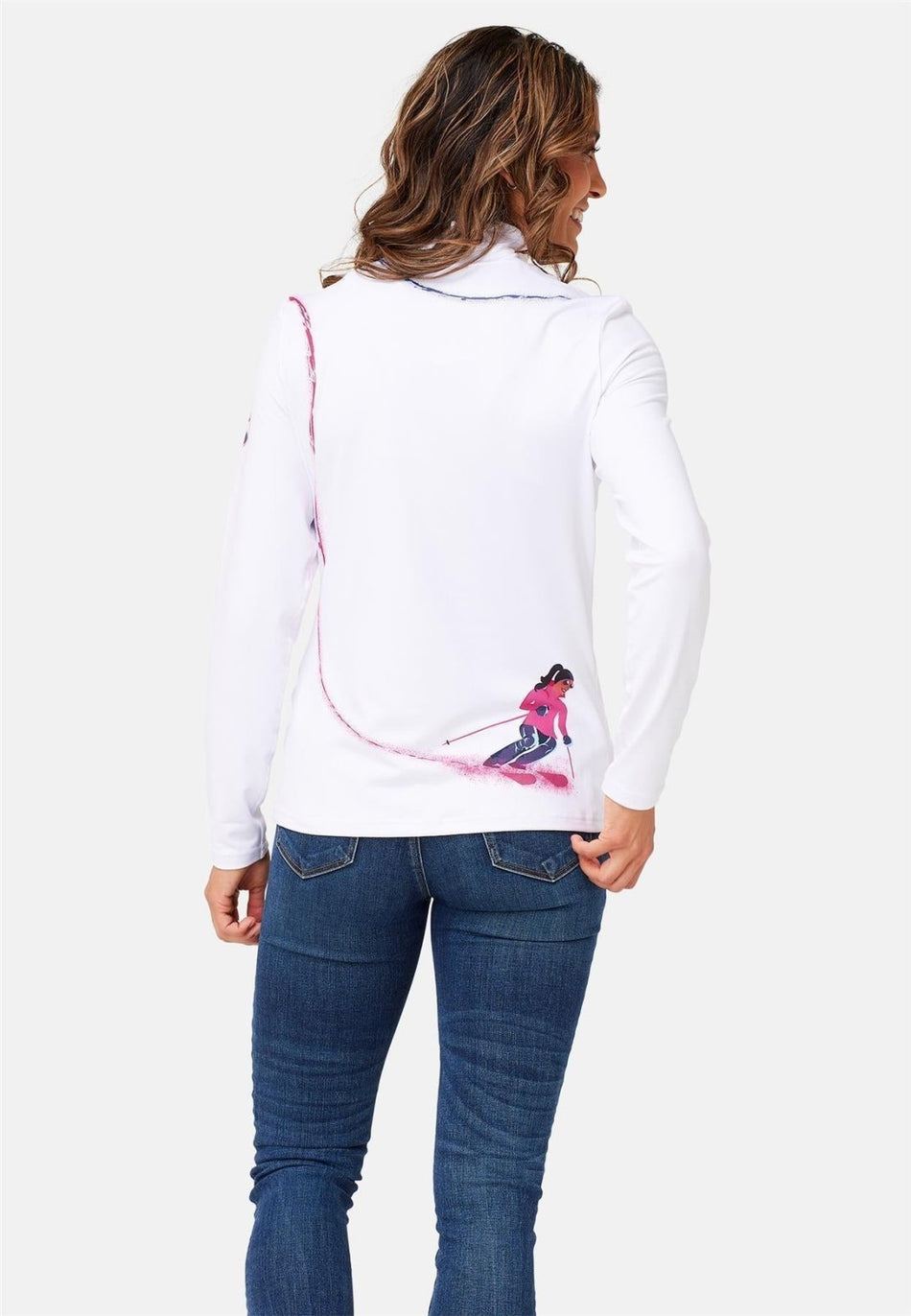 Krimson Klover - Ski Lightning Top Baselayer - Top Damen - white - KK - F24819 - 951 - XS - Sportbrands24