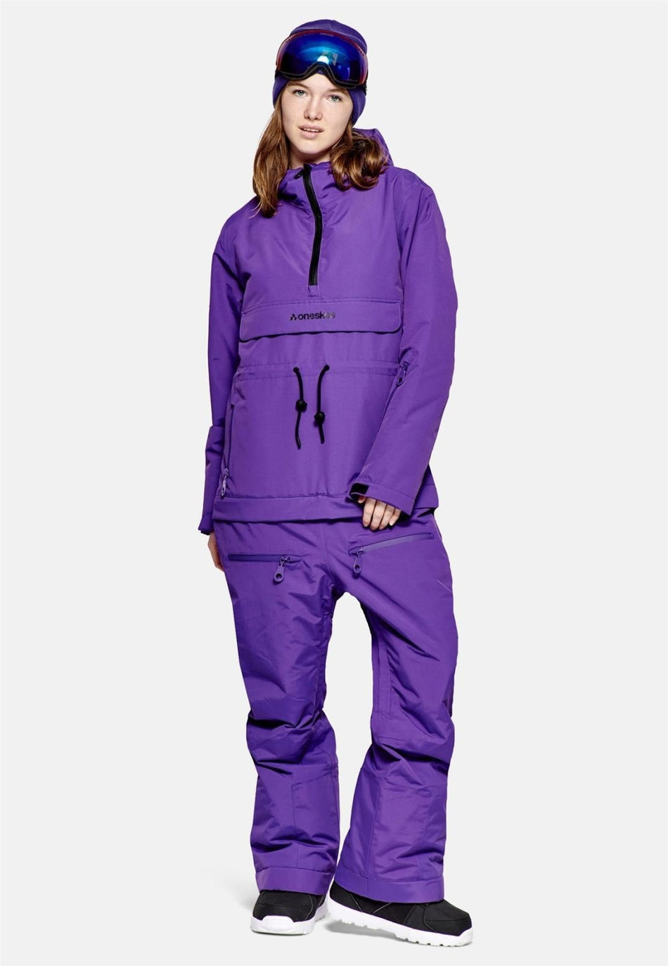 Oneskee - Smock Overall Damen - purple - OS - W23 - SMOCK - PURPLE - 1 - Sportbrands24