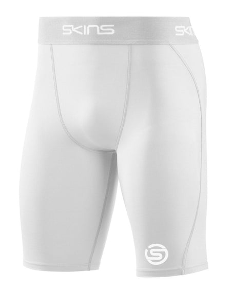 Skins - S1 Half tights Kompressionshose Herren - white - SK-SO00100029005S - Sportbrands24