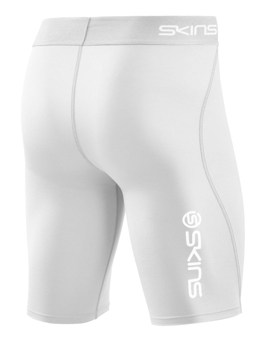 Skins - S1 Half tights Kompressionshose Herren - white - SK-SO00100029005S - Sportbrands24