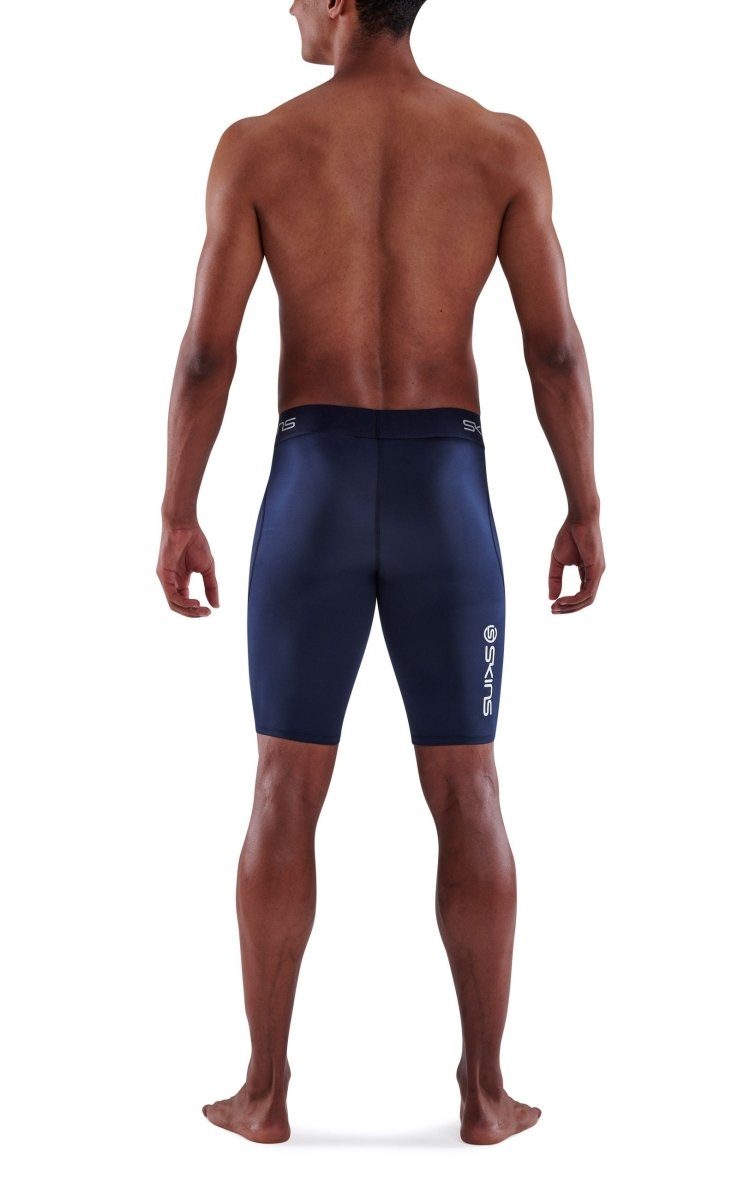 Skins - S1 Half tights Kompressionshose Herren - navy blue - SK-SO00100029010S - Sportbrands24