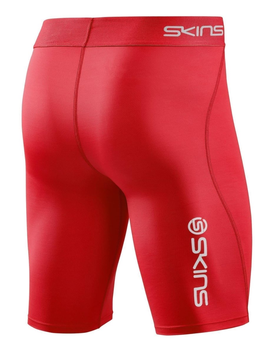 Skins - S1 Half tights Kompressionshose Herren - red - SK-SO00100029014S - Sportbrands24