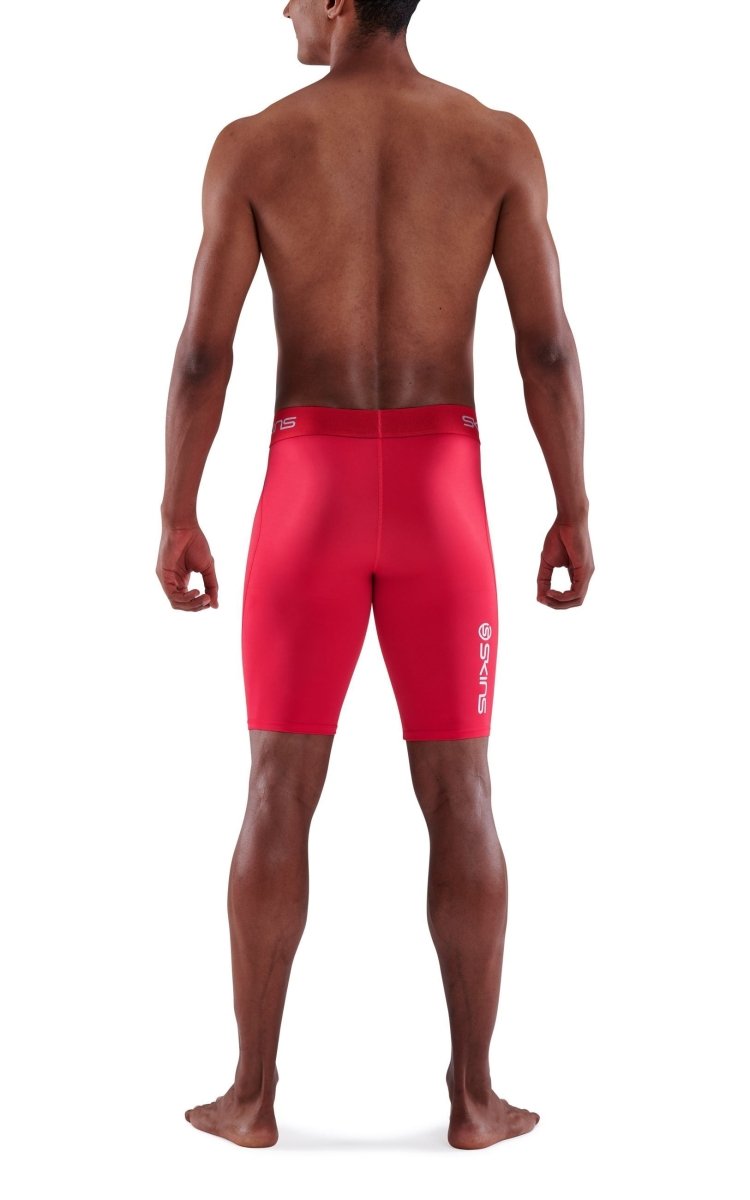 Skins - S1 Half tights Kompressionshose Herren - red - SK-SO00100029014S - Sportbrands24