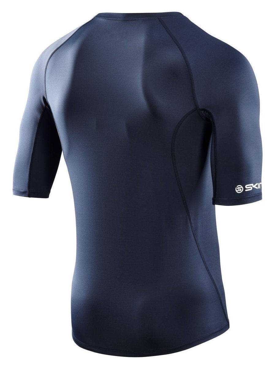 Skins - S1 Short Sleeve Kompressionsshirt Herren - navy blue - SK-SO00100049010S - Sportbrands24