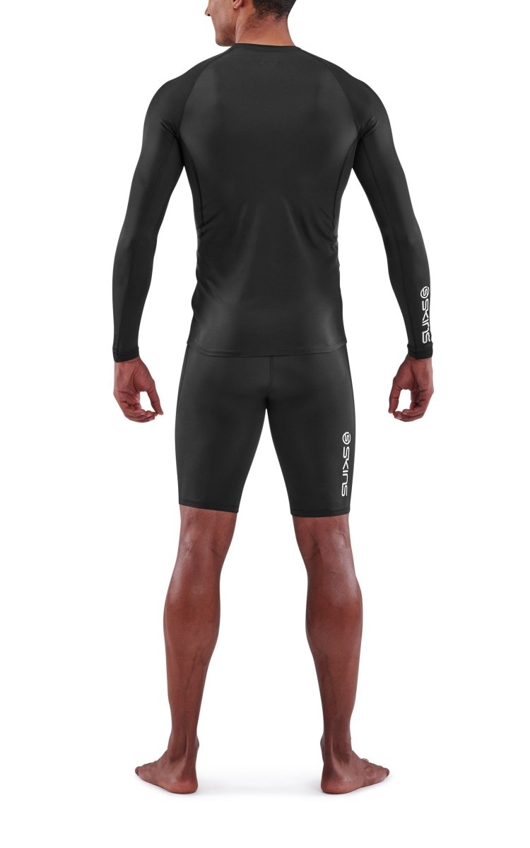 Skins - S1 Long Sleeve Kompressionsshirt Herren - black - SK-SO00100059001S - Sportbrands24