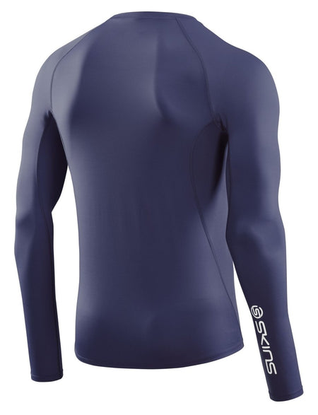 Skins - S1 Long Sleeve Kompressionsshirt Herren - navy blue - SK-SO00100059010S - Sportbrands24