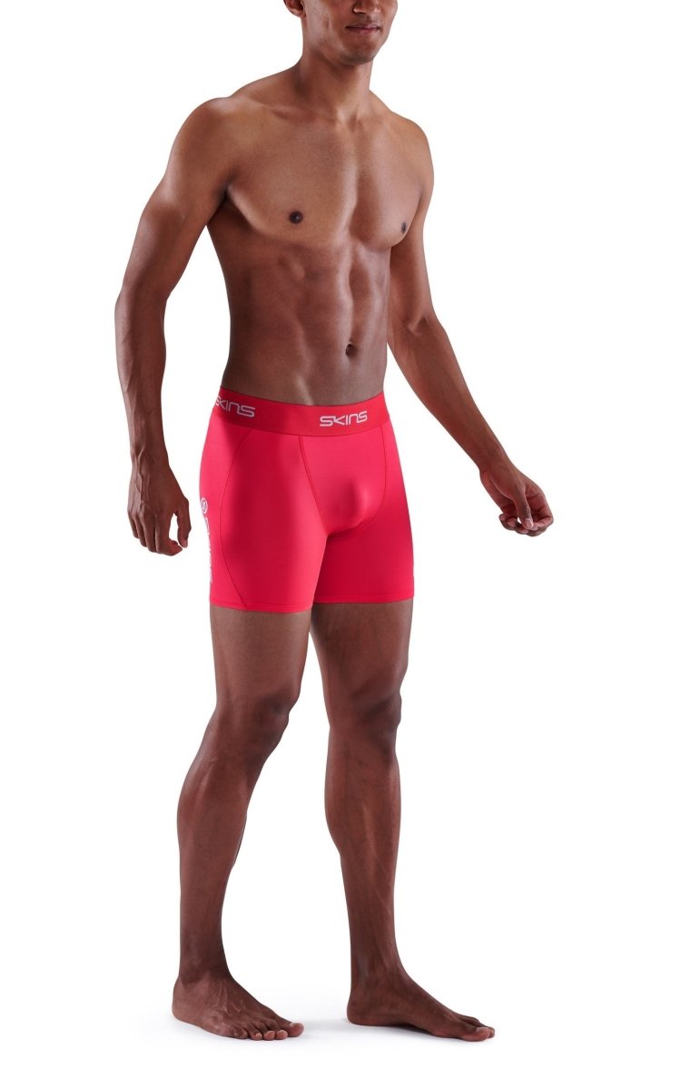 Skins - S1 Shorts Kompressionshose Herren - red - SK-SO00100279014S - Sportbrands24