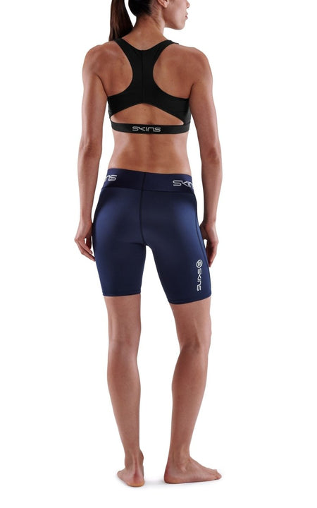 Skins - S1 Half tights Kompressionshose Damen - navy blue - SK-SO40100029010XS - Sportbrands24