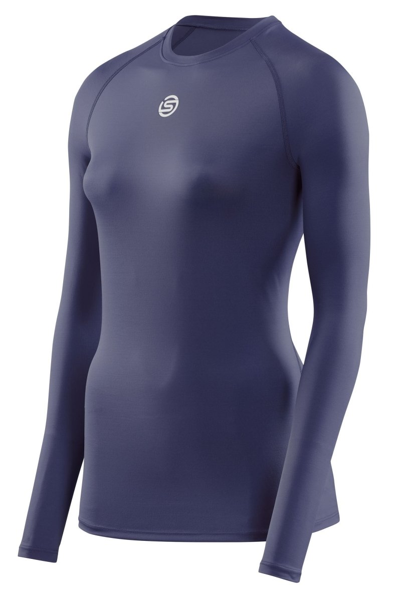 Skins - S1 Longsleeve Kompressionsshirt Damen - navy blue - SK-SO40100059010XS - Sportbrands24