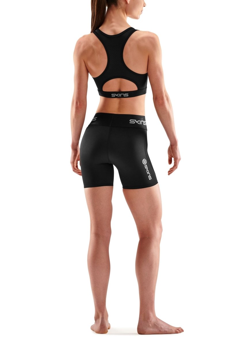 Skins - S1 Shorts Kompressionsshirt Damen - black - SK-SO40100279001XS - Sportbrands24