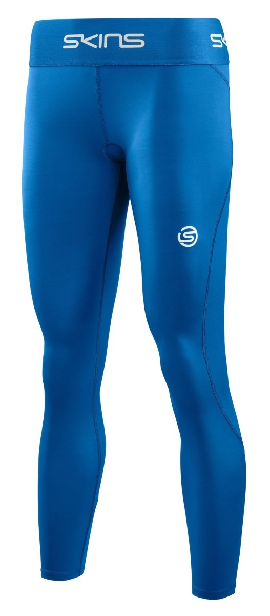 Skins - S1 Long Tights Kompressionshose Damen - bright blue - SK-SO40101192041XS - Sportbrands24