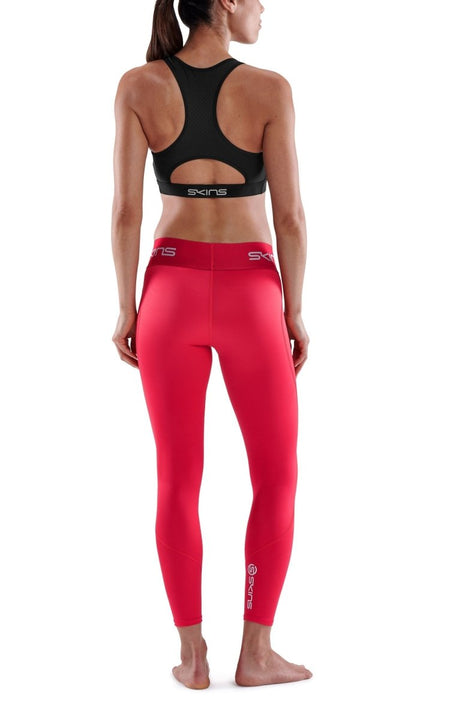 Skins - S1 Long Tights Kompressionshose Damen - red - SK-SO40101199014XS - Sportbrands24