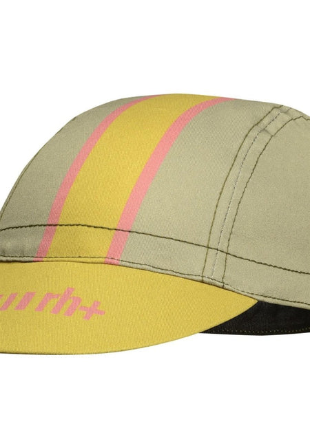 RH+ - Fashion Lab Cycling Cap Radmütze - Olive/Old Gold/Dark Salmon - RHB-SSCX164-230-OS - Sportbrands24