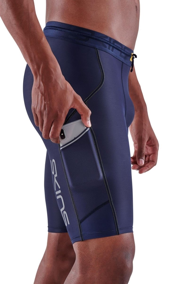 Skins - S3 Laufshorts Herren - navy blue - SK-ST00300029010S - Sportbrands24