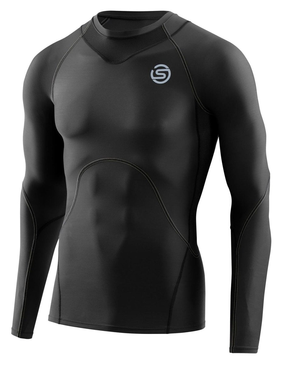 Skins - S3 Longsleeve Kompressionsshirt Herren - black - SK-ST00300059001S - Sportbrands24