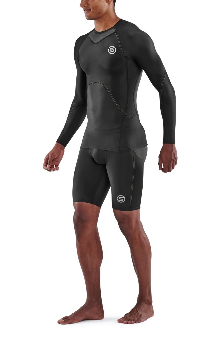 Skins - S3 Longsleeve Kompressionsshirt Herren - black - SK-ST00300059001S - Sportbrands24