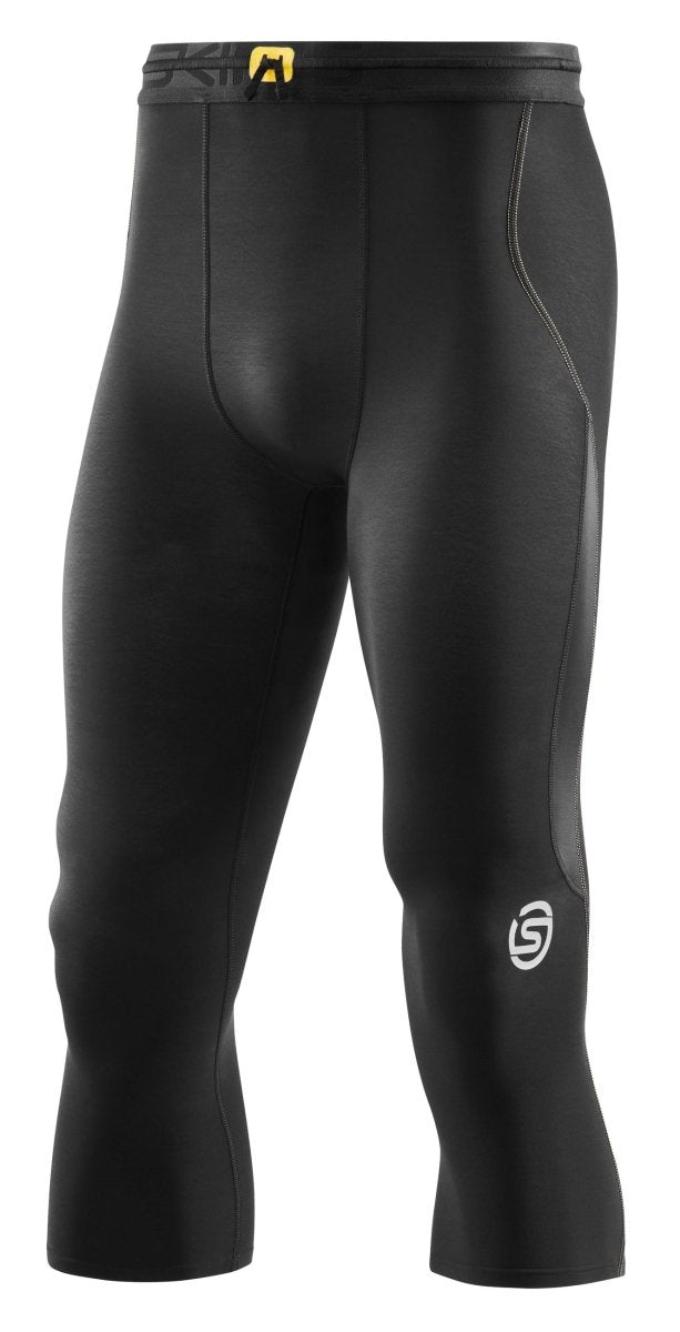 Skins - S3 Thermal 3/4 Tight Kompressionshose Herren - black - SK-ST00300209001S - Sportbrands24
