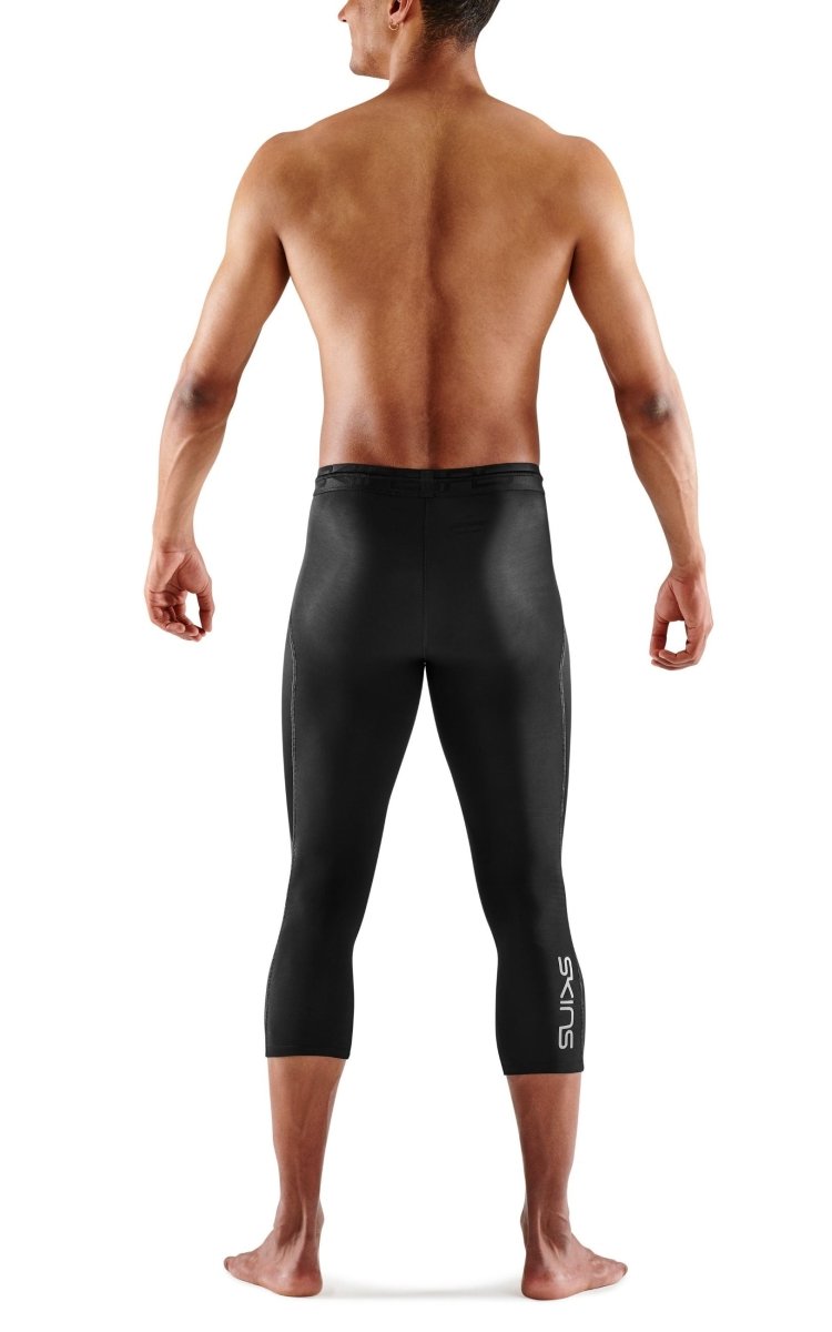 Skins - S3 Thermal 3/4 Tight Kompressionshose Herren - black - SK-ST00300209001S - Sportbrands24