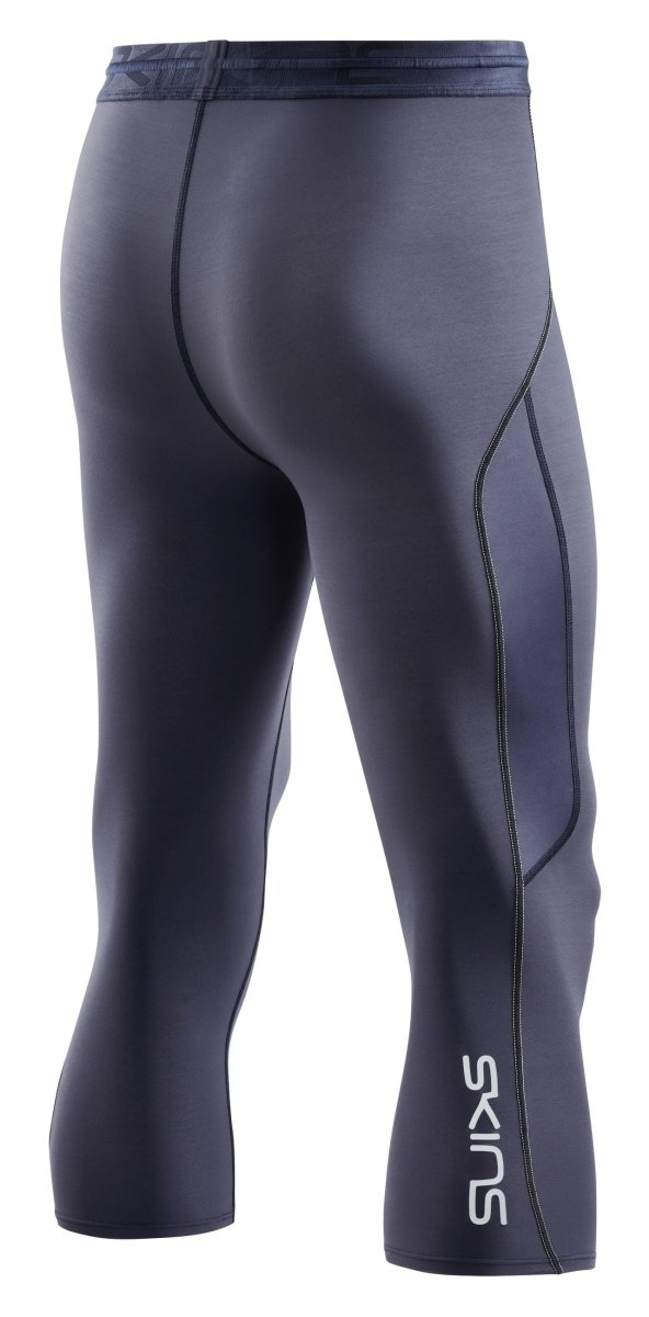 Skins - S3 Thermal 3/4 Tight Kompressionshose Herren - navy blue - SK-ST00300209010S - Sportbrands24