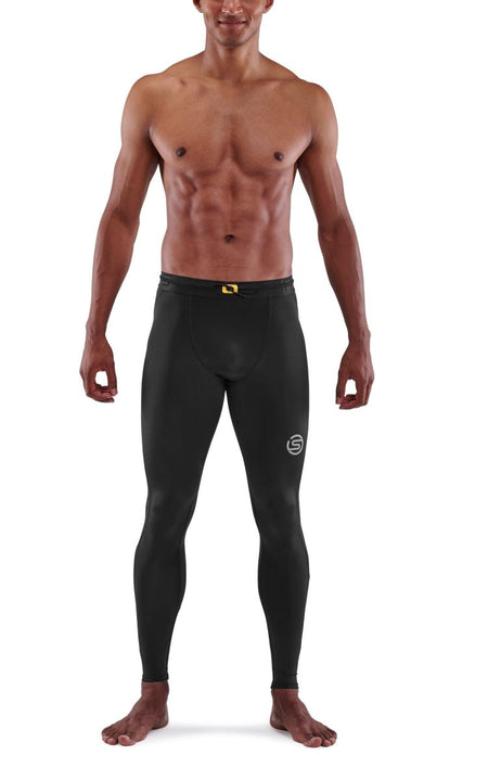 Skins - S3 T&R Long Tight Kompressionshose Herren - black - SK-ST00300399001L - Sportbrands24