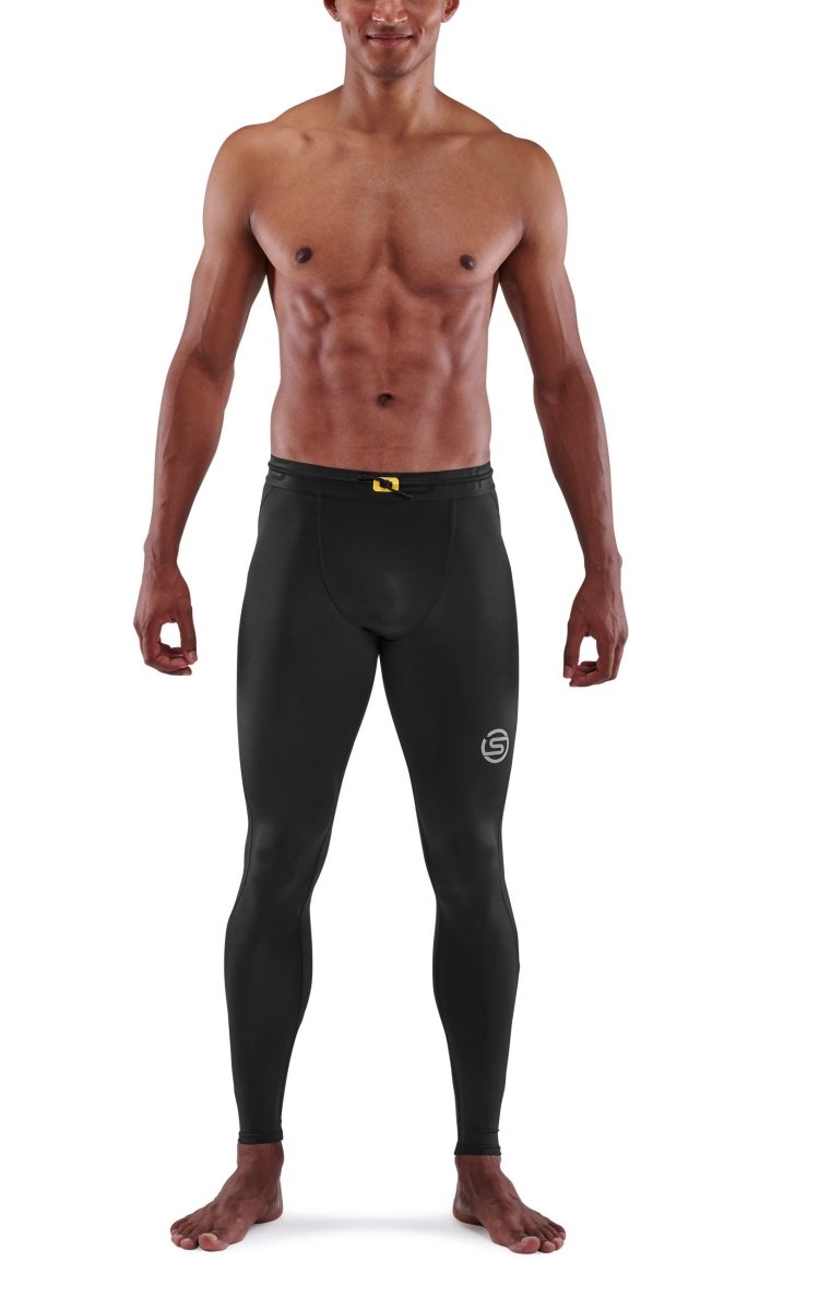 Skins - S3 T&R Long Tight Kompressionshose Herren - black - SK-ST00300399001XXL - Sportbrands24