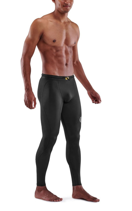 Skins - S3 T&R Long Tight Kompressionshose Herren - black - SK-ST00300399001S - Sportbrands24