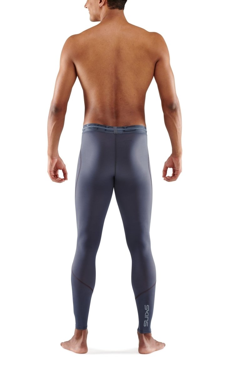 Skins - S3 T&R Long Tight Kompressionshose Herren - charcoal - SK-ST00300399118S - Sportbrands24