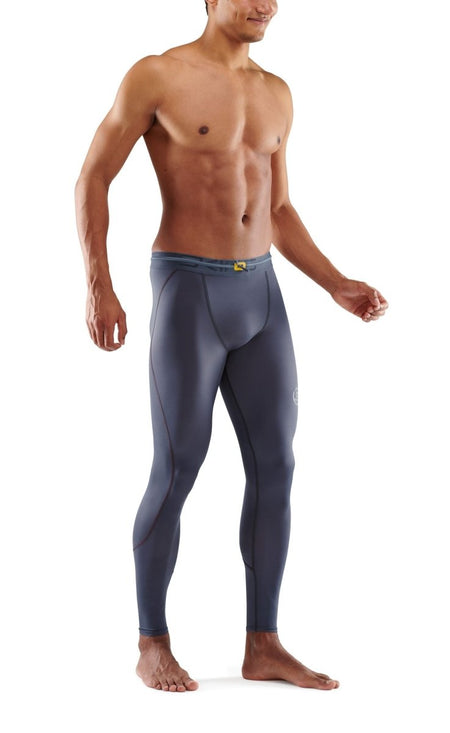 Skins - S3 T&R Long Tight Kompressionshose Herren - charcoal - SK-ST00300399118S - Sportbrands24