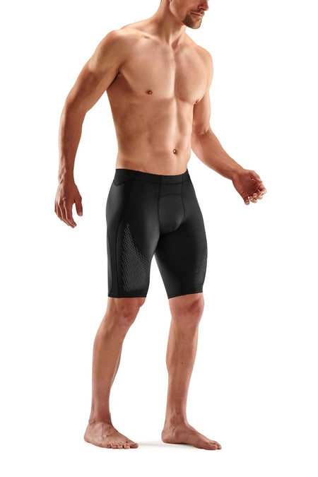 Skins - S3 400 Half Tight Kompressionshose Herren - black/stars - SK-ST00300850064S - Sportbrands24