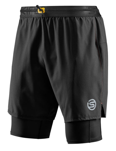 Skins - S3 Superpose Laufshorts Herren - black - SK-ST00301079001S - Sportbrands24